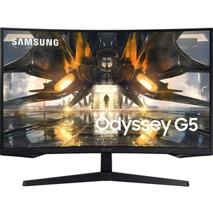 SAMSUNG Odyssey G5 LS32AG550EUXXU Quad HD 32 Curved VA LCD Gaming Monitor - Black, Black