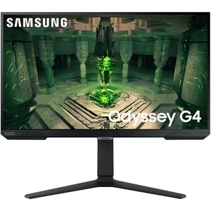 SAMSUNG Odyssey G4 Full HD HD 27 IPS LCD Gaming Monitor - Black, Black