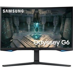 SAMSUNG Odyssey G65B LS32BG650EUXXU Quad HD 32 Curved VA Smart Gaming Monitor - Black, Black