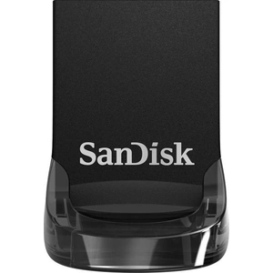 SANDISK Ultra Fit USB 3.1 Memory Stick - 128 GB, Black, Black
