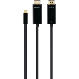 SANDSTROM Black Series USB Type-C to HDMI Cable - 1 m