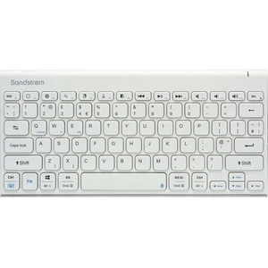 SANDSTROM SKBWHBT19 Wireless Keyboard, White