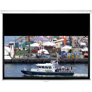 Sapphire AV SWS270WSF-ASR2. Drive type: Manual Diagonal: 3.1 m (122") Viewable screen width (W): 2.7 m Viewable screen height (H): 151.8 cm Native aspect ratio: 16:9 Screen surface: Matte White Format: HDTV. Product colour: White