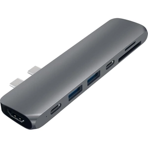 SATECHI Pro Hub Adapter 5-port USB-C Connection Hub - Space Grey
