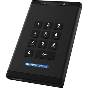 Secure Data SecureData Secure Drive KP 1TB Encrypted Portable Hard Drive