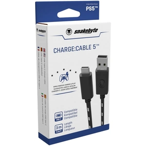 View product details for the Snakebyte CHARGE CABLE 5 PRO 3m USB-C Cable for PS5