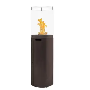 Fuora R Spartherm Outdoor Gas Fireplace Black