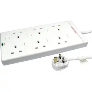 Spire RB-03-6GANGSWD power extension 3 m 6 AC outlet(s) Indoor White