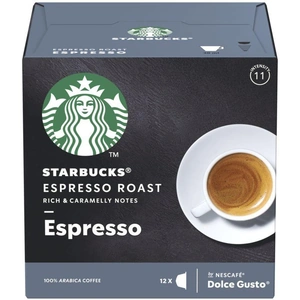 STARBUCKS Dolce Gusto Espresso Roast Coffee Pods - Pack of 12