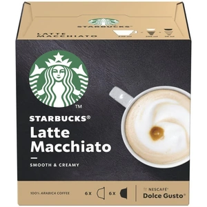 View product details for the STARBUCKS Dolce Gusto Latte Macchiato Coffee Pods - Pack of 12