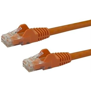StarTech.com 2m CAT6 Ethernet Cable - Orange CAT 6 Gigabit Ethernet Wire -650MHz 100W PoE RJ45 UTP Network/Patch Cord Snagless w/Strain Relief Fluke Tested/Wiring is UL Certified/TIA 2 m Cat6 U/UTP (UTP) RJ-45 RJ-45