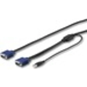 StarTech.com 10 ft. (3 m) USB KVM Cable for StarTech.com Rackmount Consoles - VGA and USB KVM Console Cable (RKCONSUV10) - First End: 1 x 14-pin HD-15 - Male - Secon