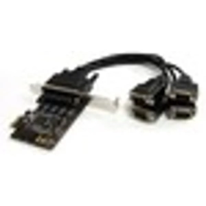 StarTech.com 4 Port RS232 PCI Express Serial Card w/ Breakout Cable - PCI Express x1