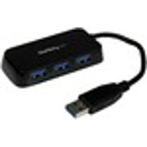 StarTech.com Portable 4 Port SuperSpeed Mini USB 3.0 Hub - Black - 4 Total USB Port(s) - 4 USB 3.0 Port(s)