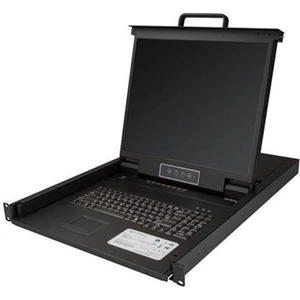 StarTech.com 8 Port Rackmount KVM Console w/ 6ft Cables - Integrated KVM Switch w/ 19" LCD Monitor - Fully Featured 1U LCD KVM Drawer- OSD KVM - Durable 50000 MTBF - USB + VGA Support