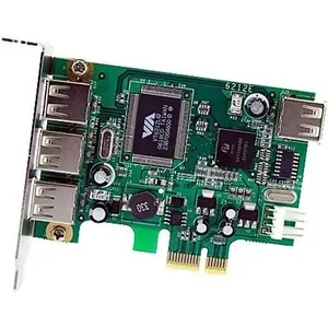 StarTech.com 4 Port PCI Express Low Profile High Speed USB Adaptor