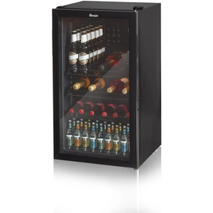 Swan 80L Glass Fronted Under Counter Fridge