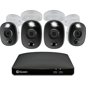SWANN SWDVK-856804WL-EU 8-channel 4K Ultra HD DVR Security System - 1 TB, 4 Cameras, White