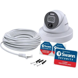 SWANN Enforcer SWNHD-900DE-EU 4K Ultra HD Add-On Dome Security Camera, White