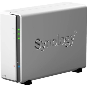 Synology DS120J Disk Station Server NAS Drive - 4 TB, 1 Bay, White, Black