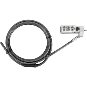 Targus ASP86RGL cable lock Black Silver 1.98 m