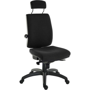 Teknik Ergo Plus Fabric Tilting Operator Chair - Black