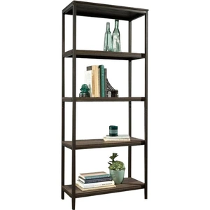 TEKNIK Industrial Bookcase - Black & Smoked Oak