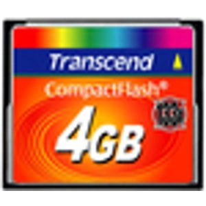 View product details for the Transcend 4 GB CompactFlash - 1 Card - 133x Memory Speed