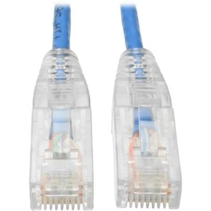 Tripp Lite N201-S15-BL Cat6 Gigabit Snagless Slim UTP Ethernet Cable (RJ45 M/M) Blue 15 ft. (4.57 m)
