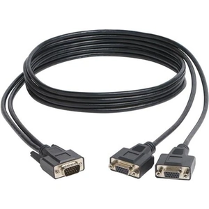 Tripp Lite P516-006-HR High Resolution VGA Monitor Y Splitter Cable (HD15 M to 2x HD15 F) 6 ft. (1.83 m)