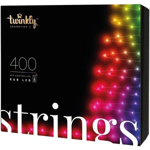 TWINKLY Strings Generation II Smart LED Light String - 100 LEDs, Black