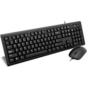 V7 Wired Keyboard and Mouse Combo - US