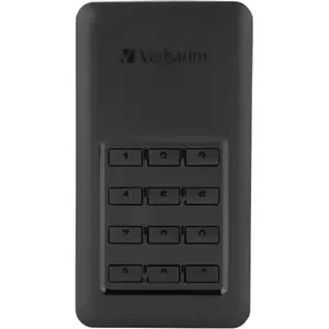 Verbatim Store 'n' Go Secure 256GB Mobile External Solid State Drive in Black