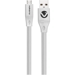 VOLKANO Slim Series VK-20082-WT USB to Micro USB Cable - 1.2 m