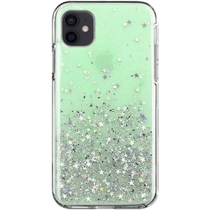 W-sky Star Glitter iPhone 12 mini Case - Green