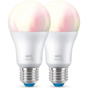WIZ CONNECTED Colour Smart Candle Light Bulb - E27, Twin Pack, White