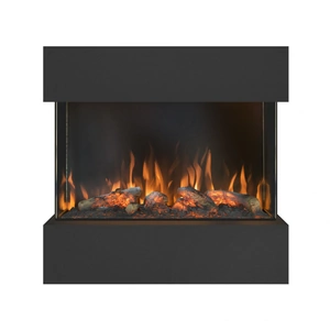 Xaralyn Castello 70 3D Led Electric Fireplace - Black