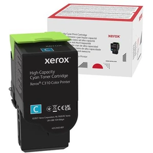 Xerox Genuine C310 / C315 Cyan High Capacity Toner Cartridge (5500 pages) - 006R04365