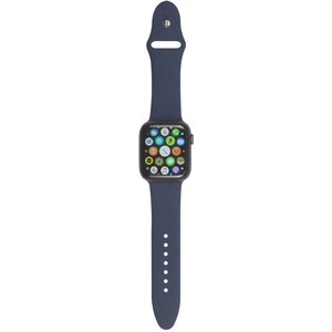 XQISIT Apple Watch 42 / 44 mm Silicone Strap - Blue, Small