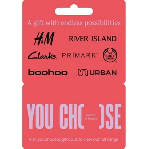 YOU CHOOSE Fashion & Beauty Gift Card - £25