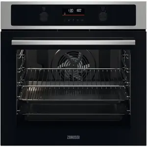 ZANUSSI ZOHNA7XN Electric Single Oven - Stainless Steel & Black, Stainless Steel