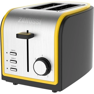 ZANUSSI ZST-6579-YL 2-Slice Toaster - Grey & Yellow, Yellow,Silver/Grey